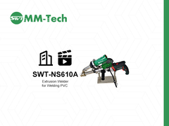 SWT-NS610A Испытание экструзионного сварщика! 50-380°C Контроль температуры·Простая сварка PP/PE/PVDF