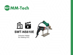 SWT-NS610E Ручная экструзионная сварка с двигателем METABO Германия, система нагрева 3400 Вт