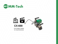220В CX600 Геомембрановая машина для сварки с горячим клином 1,4 кВт