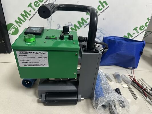CX900 Pondline Hot Wedge Welding Machine with Temperature Control PID Copper Hot Wedge and German Imported Bearings