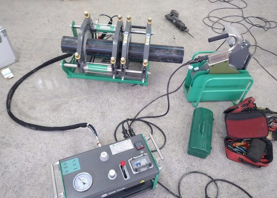 Сварщик 2.3kw сплавливания батта фланца поля трубы pe горячий совместный