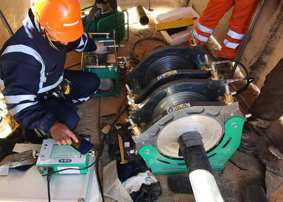 машина сплавливания батта Hdpe трубы 200mm с регистратором данных