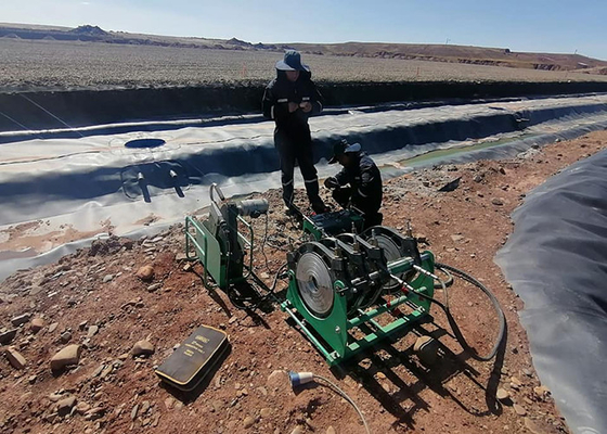 Гидравлическая машина сплавливания батта трубы Hdpe Pvdf заварка 90mm до 315mm