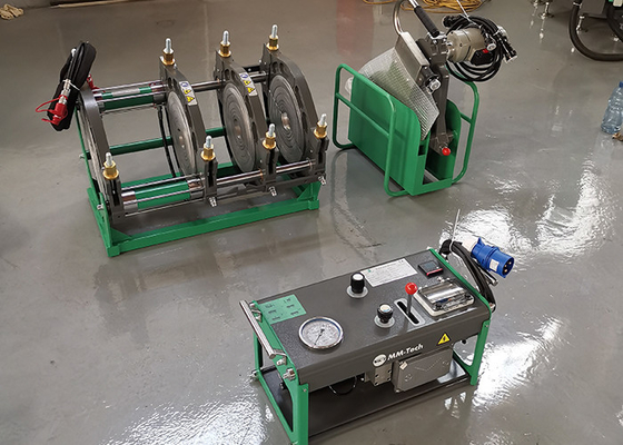 Гидравлическая машина сплавливания батта трубы Hdpe Pvdf заварка 90mm до 315mm