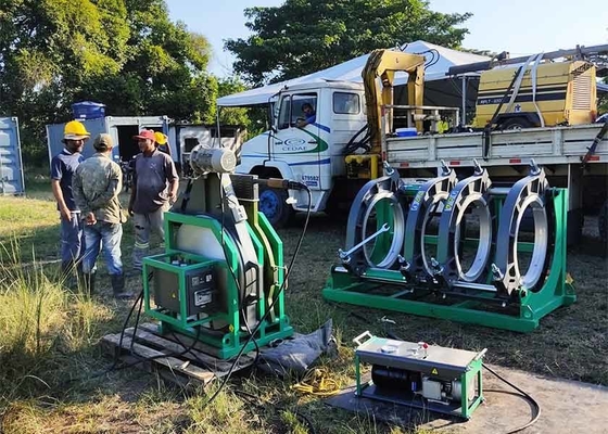 Оборудование для сварки 120 барных термофузионных труб HDPE для строительных работ