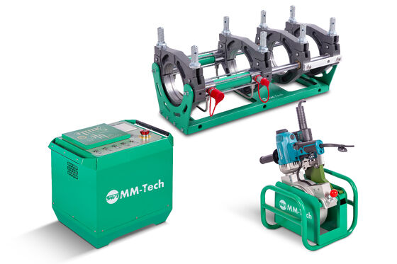 63mm-200mm Automatic CNC HDPE Butt Welding Machine 