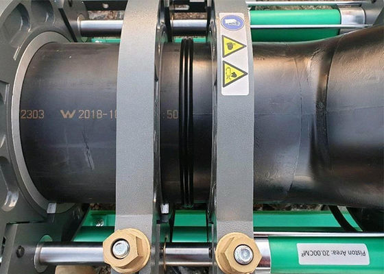 Пластмасса Hdpe Pp pe пускает сварочный аппарат по трубам сплавливания батта руководства 40mm