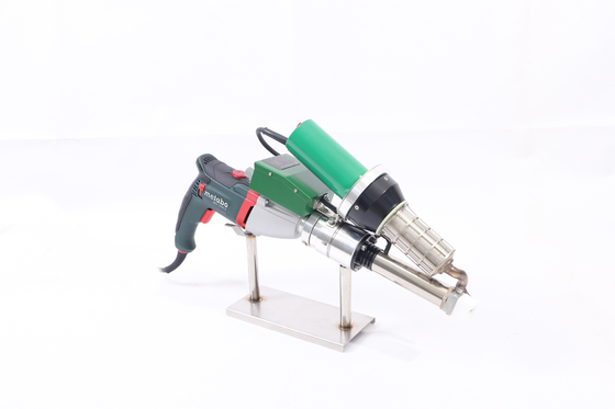 Сварочный аппарат штранг-прессования горячего воздуха 110v Hdpe пластиковый для вкладыша пруда с 4mm штанга