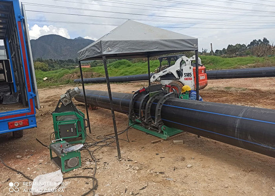 труба Hdpe 315mm соединяя гидравлический сварочный аппарат сплавливания батта малошумный
