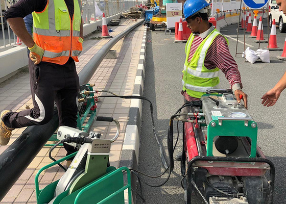 Стыковая машина сплавливания гидравлическая для заварки трубы Hdpe 90mm